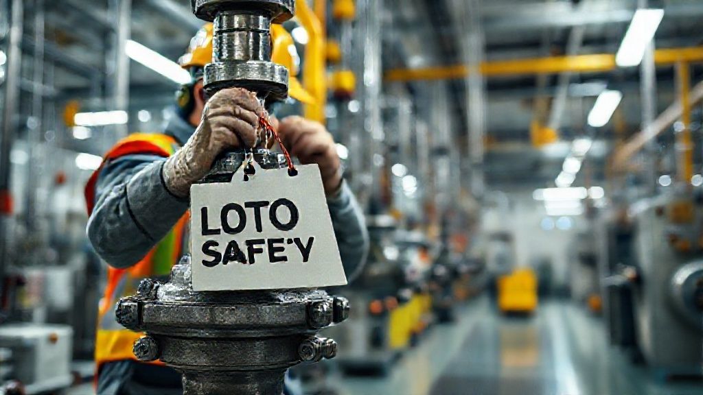 Khóa và gắn thẻ (LOTO) trong nhà máy dầu ăn