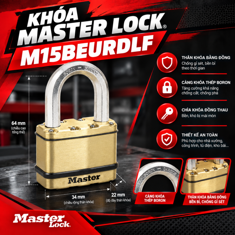 Khóa Master Lock M15BEURDLF