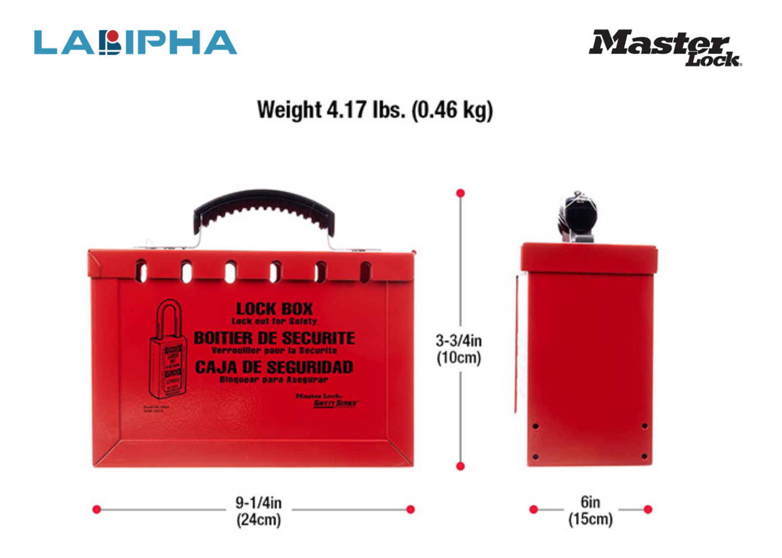 Khóa Nhóm Di Động Master Lock 498A